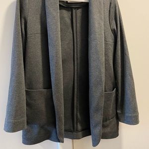 Abercrombie (A&F) Blazer true grey 71% poly 27% viscose